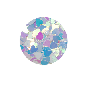 Glitter Gloss Shapes Hearts - Kawaii Pearl